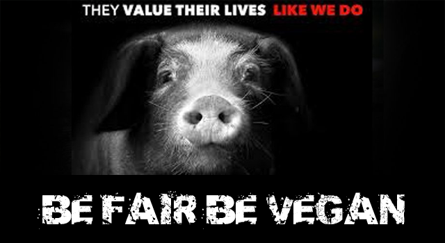 be fair be vegan